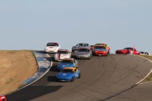Thunderhill Turn 5 Miatas